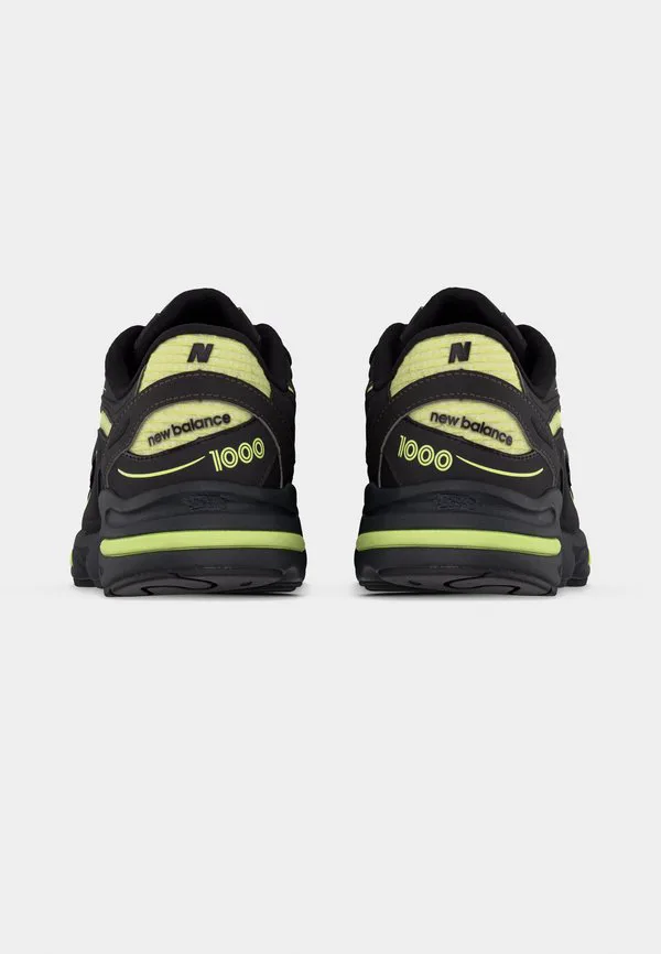 Кроссовки унисекс m1000 New Balance, Black Metallic/Dry Lime — фото 4