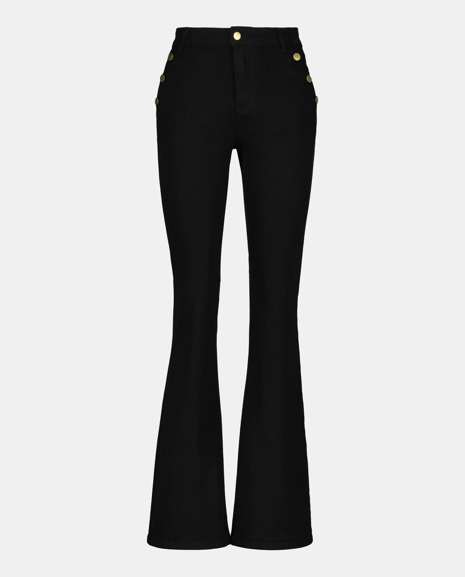 

Женские джинсы-клеш на пуговицах Easy Wear, нежно-синий