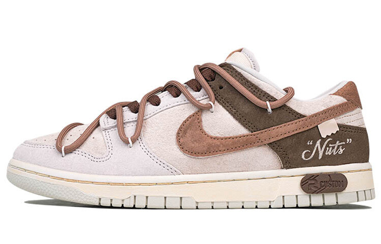 

Кроссовки Nike Dunk Skateboard Shoes Men Low-Top Brown/Pink