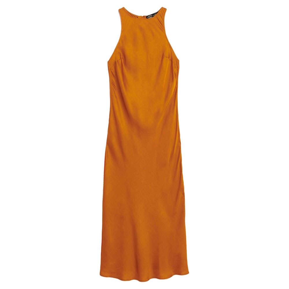 

Длинное платье Superdry Satin Racer, желтый
