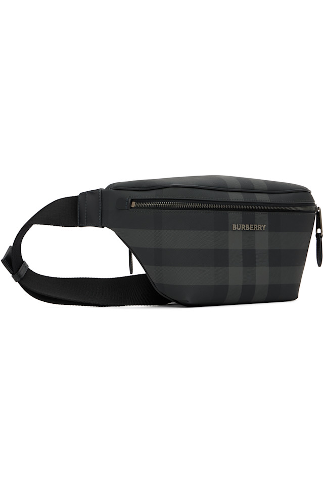 Burberry Серая поясная сумка Cason — фото 2