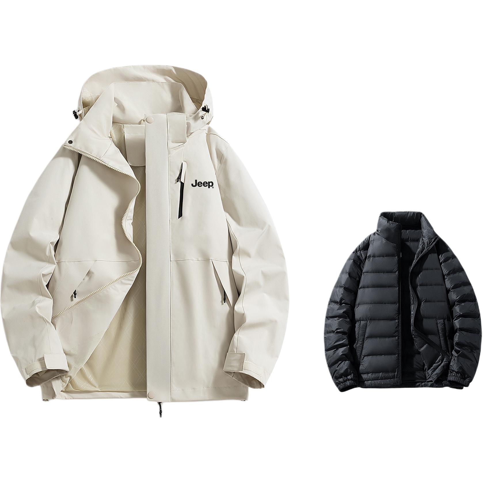 

Куртки и пальто Lifestyle Unisex Jeep, хаки (with down liners)