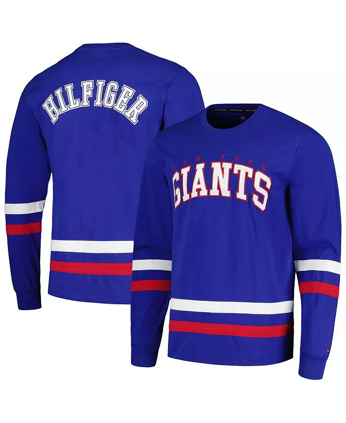 

Мужская футболка с длинным рукавом Royal New York Giants Nolan Tommy Hilfiger