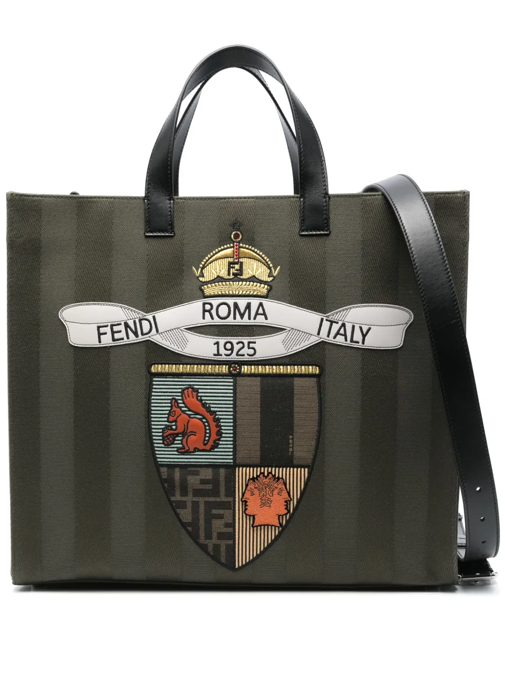 

Сумка-тоут Fendi Club, зеленый