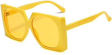 

Винтажные солнцезащитные очки большого размера для женщин, градиентные, черно-коричневые, женские, с защитой от УФ-излучения UV400, мужские очки MTZJH, 16