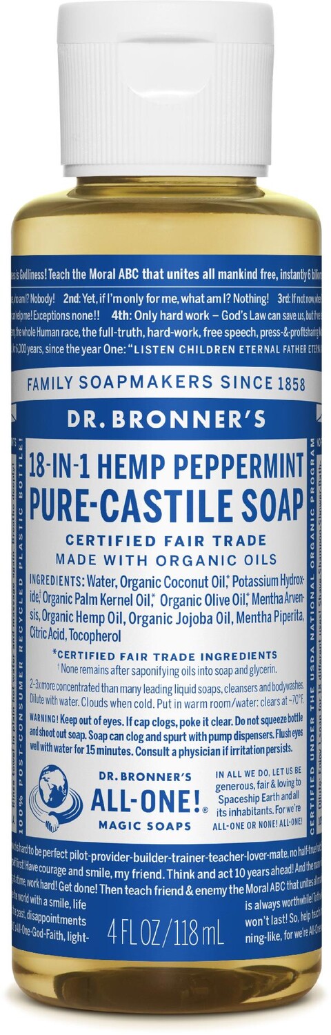 

Органическое жидкое мыло - 4 унций Dr. Bronner's, розовый
