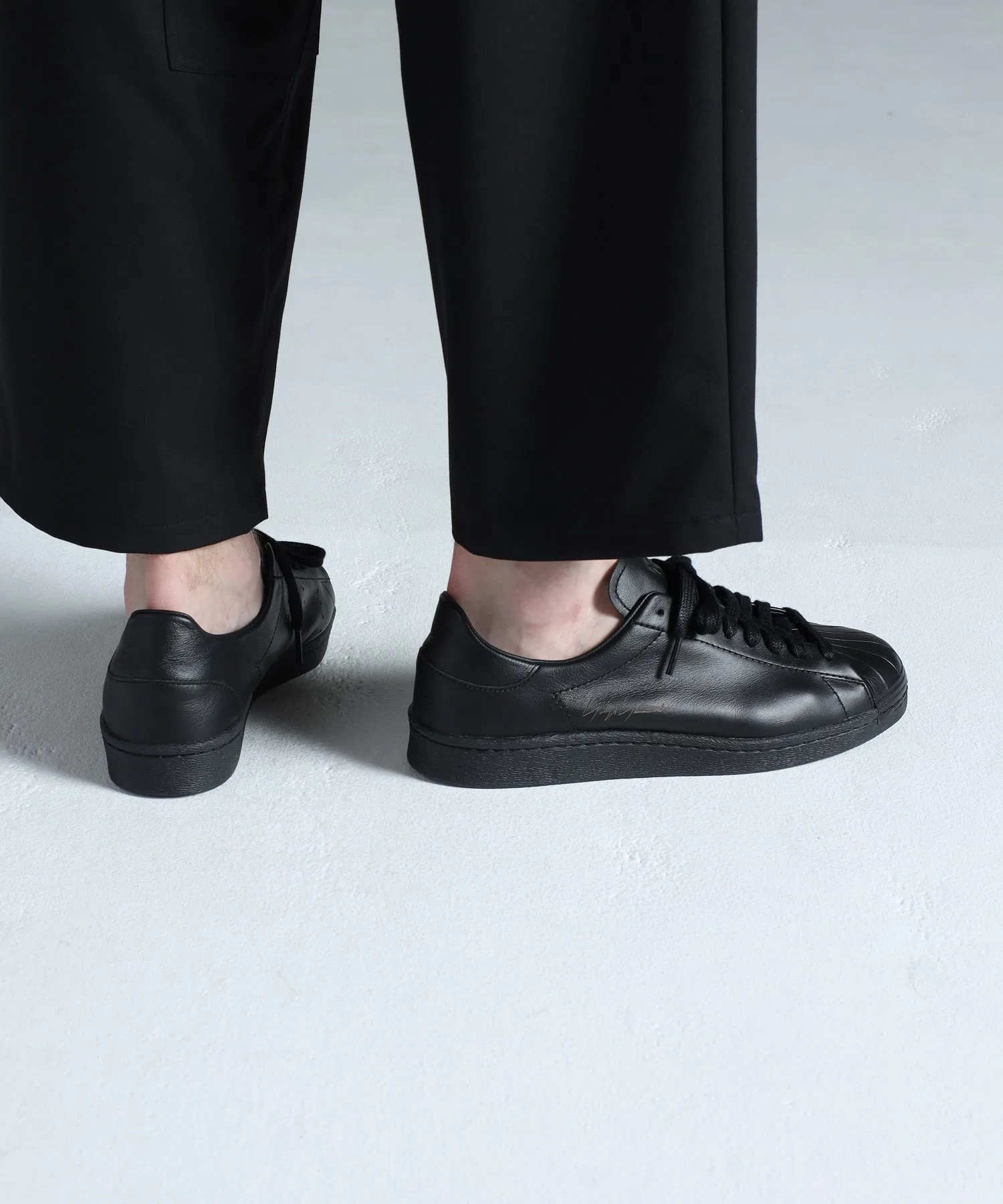 Унисекс кроссовки Y-3 Superstar чёрные — фото 2