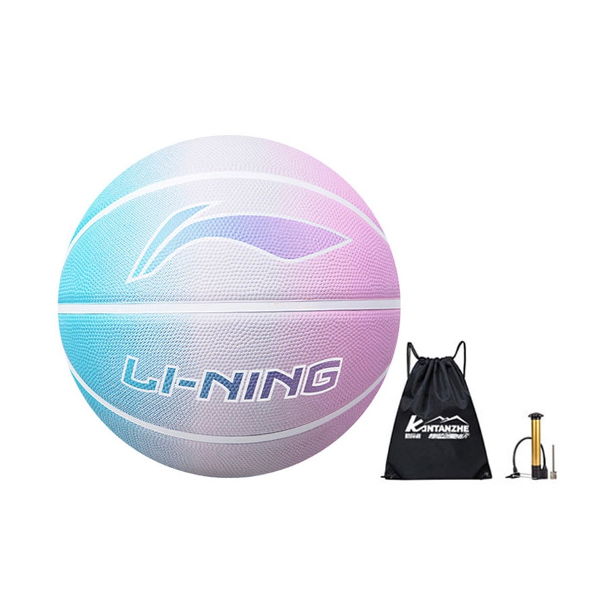 

Li-Ning LiNing резиновый баскетбольный мяч Blue Pink размер 5 7 тренировочный унисекс Китай