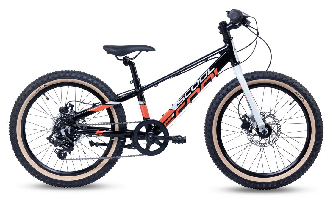 

Детский велосипед S'cool Xroc Disc 20 7-Gang - 20 дюймов - Diamant - 2025, цвет Schwarz|Black Orange