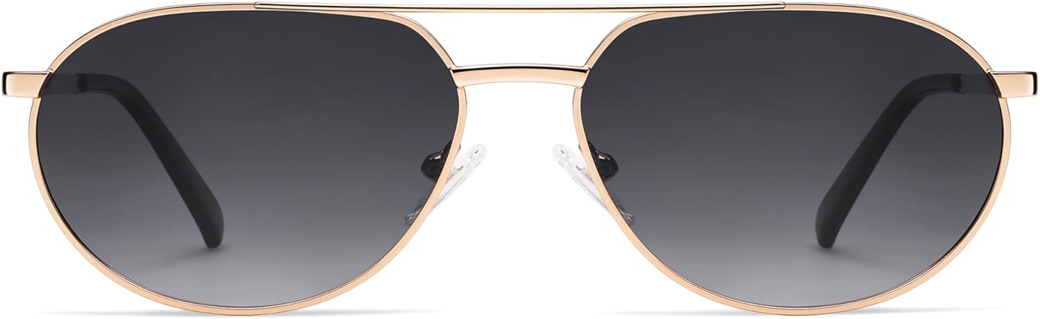 

Ретро поляризованные овальные солнцезащитные очки для женщин и мужчин в винтажном стиле 90-х годов с защитой от УФ-излучения. Женские солнцезащитные очки AP3770 (модель 2026) Appassal, C1 Gold/Gradient Grey