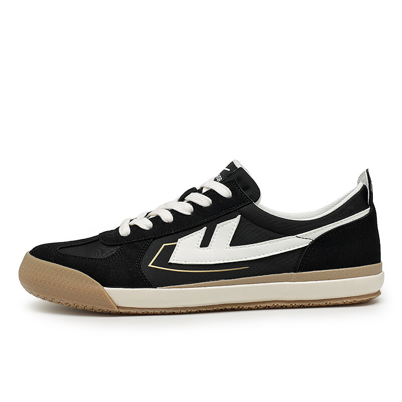 

Кроссовки WARRIOR Skateboarding Shoes Unisex Low-top Khaki/white, черный/белый