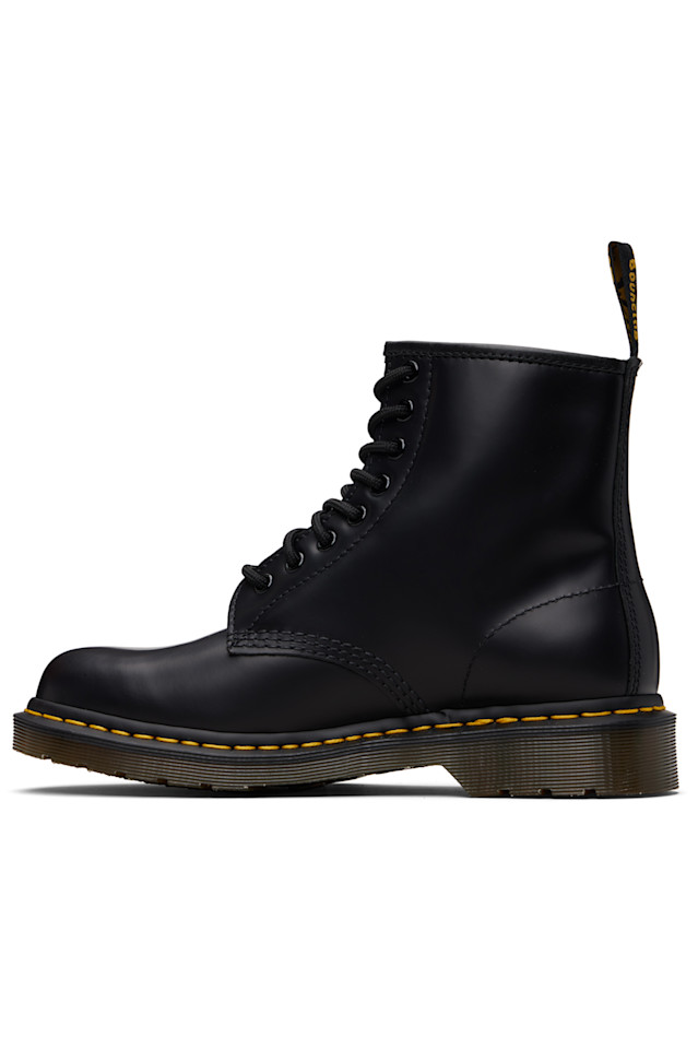 Dr. Martens Черные кожаные ботинки на шнуровке 1460 черного цвета — фото 3