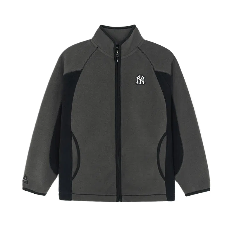 Свитшот с воротником-стойкой Stand Collar Moderate MLB KIDS, Dark Charcoal Gray