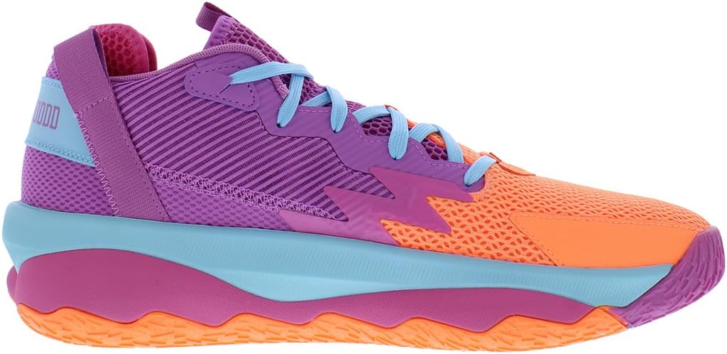 Кроссовки Adidas для взрослых унисекс Dame 8, фиолетовый/голубой — фото 2