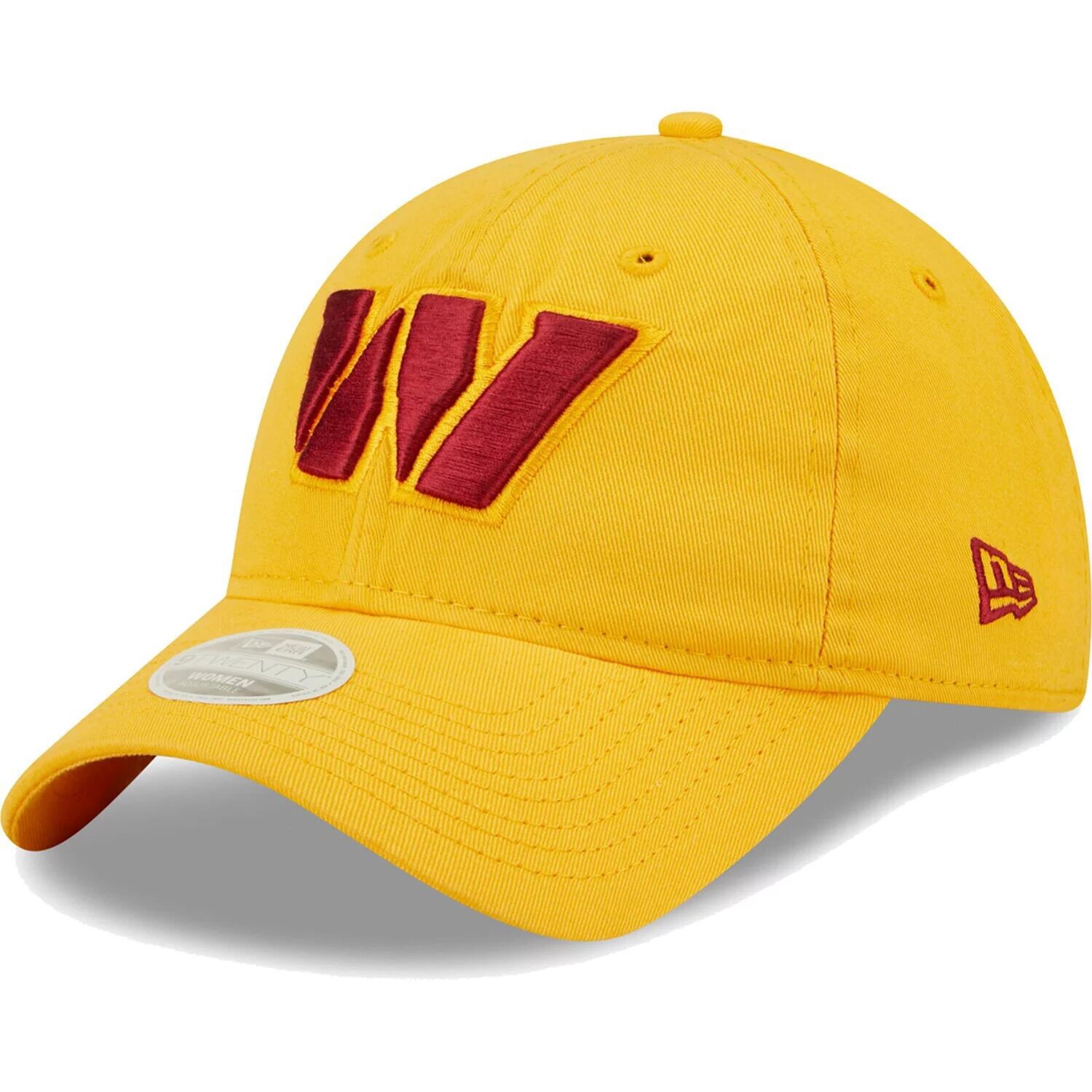 

Женская регулируемая кепка New Era Gold Washington Commanders Core Classic 2.0 9TWENTY New Era