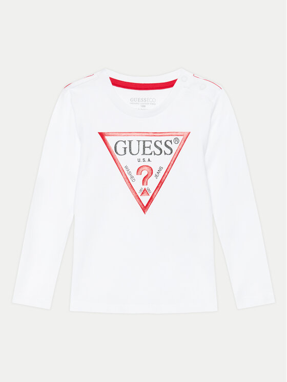 

Блузка стандартного кроя Guess, белый