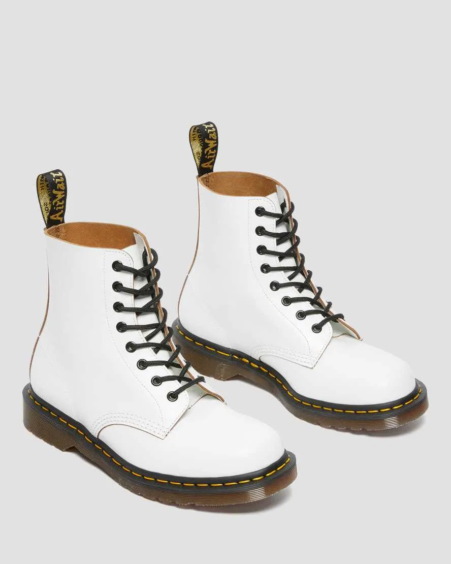 Винтажные ботинки на шнуровке 1460, изготовленные в Англии Dr Martens, красный — фото 4