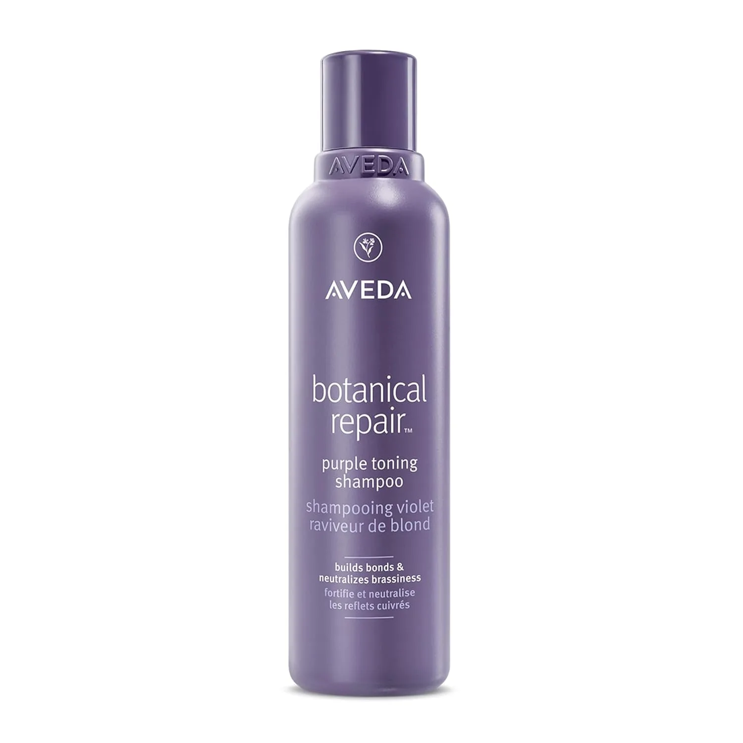 Тонирующий шампунь Aveda Botanical Repair Purple | Для светлых, серебристых и седых волос | Уменьшает нежелательный желтоватый оттенок | Без силикона | 96% натуральных ингредиентов*, 190 мл, Purple