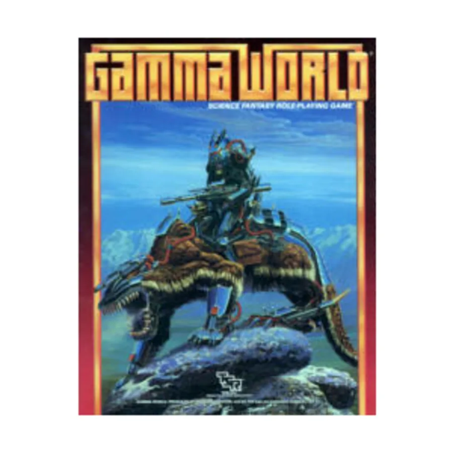 

Бокс-сет Gamma World (3rd Edition, Warrior Riding Beast Cover), Gamma World