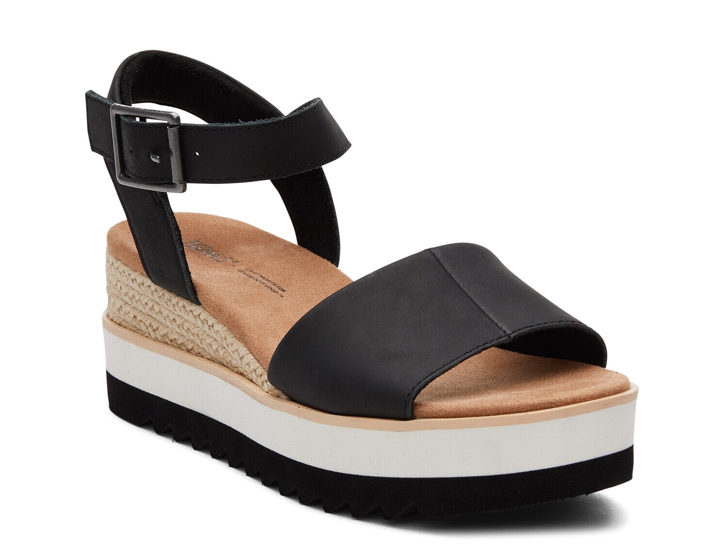 

Сандалии Diana на платформе TOMS, черный
