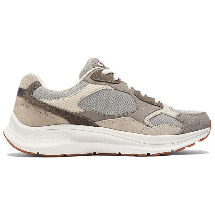 GO RUN Low top мужские беговые кроссовки цвета Skechers, хаки — фото 3