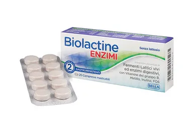 

Biolactine Новая молочнокислая ферментная добавка, 20 таблеток