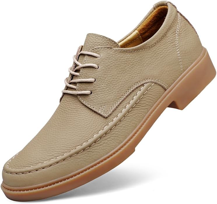 

Мужские стильные классические туфли на шнуровке, повседневные оксфорды для бизнеса и формальных случаев, комфортные дерби на каждый день Meixi Mobile, песочный