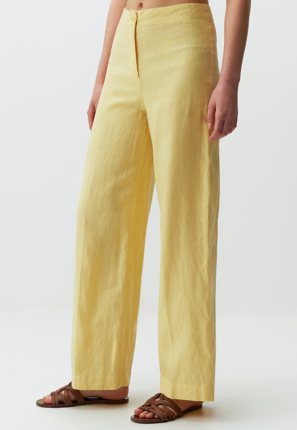 

Брюки HIGH WAIST STRAIGHT Jimmy Key, желтый