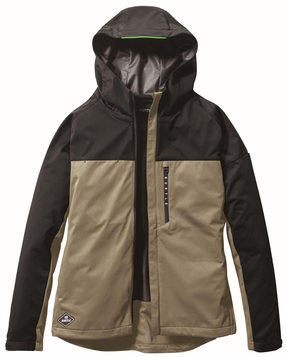 

Худи BURTLE Stretch (унисекс), осень-зима, цвет хаки, модель 3230, размер 23 XL