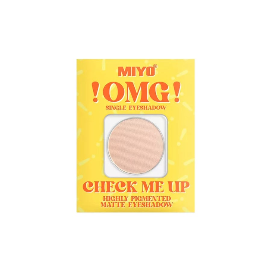

Миё, !ОМГ! Высокопигментированные матовые тени для век Check Me Up, оттенок 02 Puding, 1,3 г Miyo