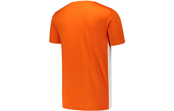Футболка adidas Entrada 18 Jsy Casual Sports Soccer/Football Training Short Sleeve Orange Yellow, желтый — фото 2