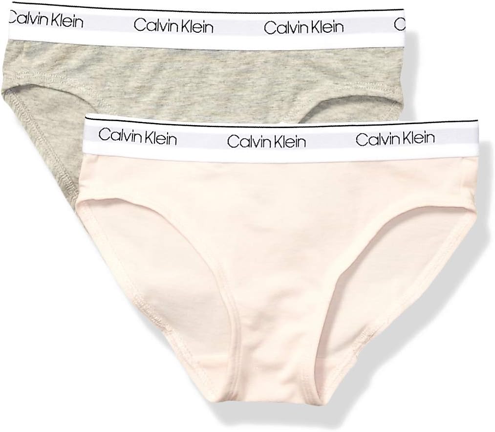 

Комплект из 3 пар бикини Calvin Klein Girls Modern Cotton, 2 Pack - Crystal Pink, Heather Grey