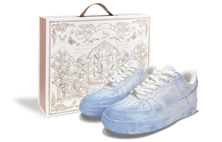 

Кроссовки Nike Air Force 1 Skateboard Shoes Men Low-Top Blue/White