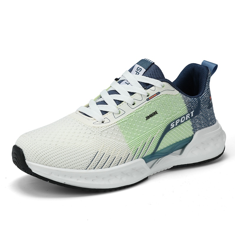 

Низкие повседневные туфли мужские King Jinmai, White Green