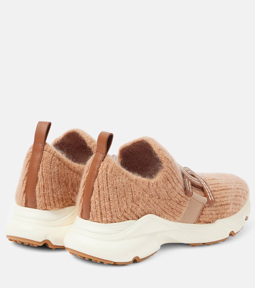 Кроссовки слипоны с кожаными вставками Tod's, M011(Ballerina)+S003 — фото 3
