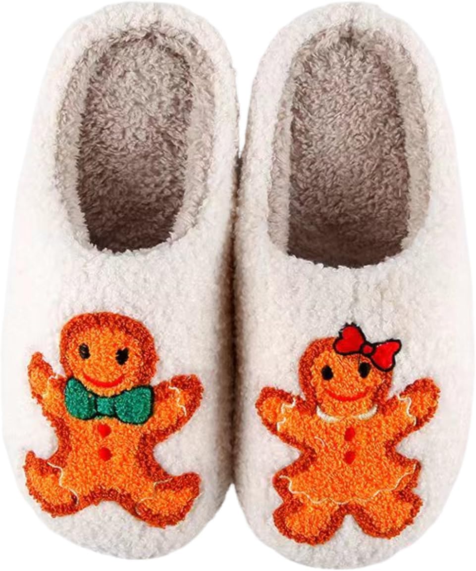 

Тапочки с тыквами на Хэллоуин для женщин и мужчин, уютные плюшевые тапочки с эффектом памяти для дома для пары Poispois, Christmas-2