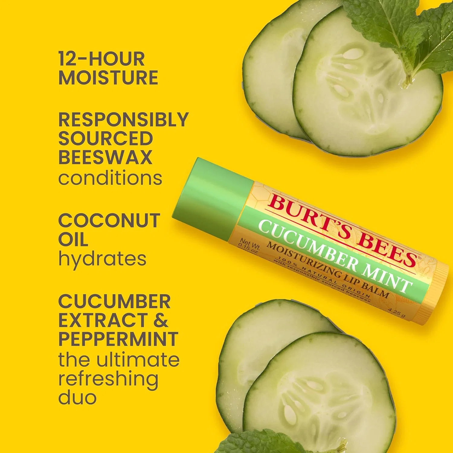 Увлажняющий бальзам для губ «Freshly Picked» от Burt's Bees, набор из 4 шт. Burt'S Bees — фото 2
