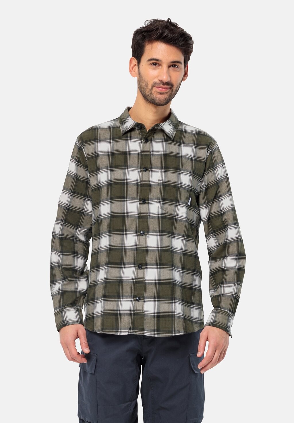

Рубашка WANDERWEG Jack Wolfskin, зеленый