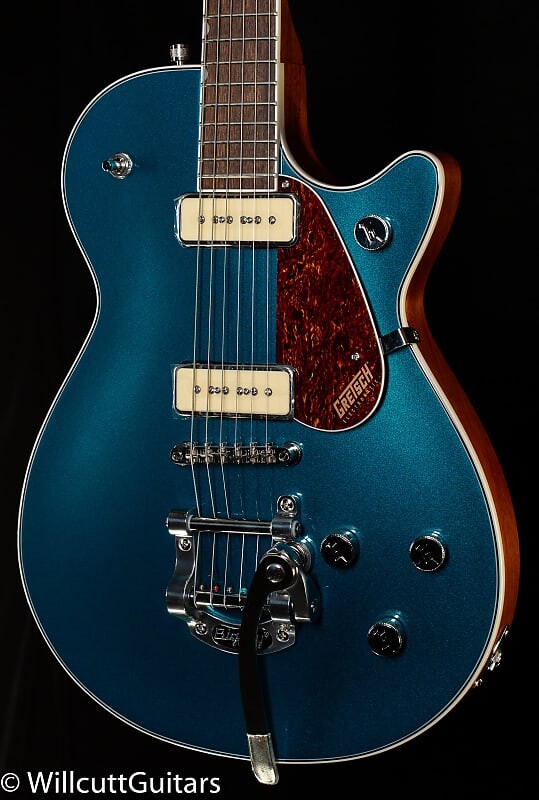 

Электрогитара Gretsch G5210T-P90 Electromatic Jet Two 90 Single-Cut with Bigsby Petrol