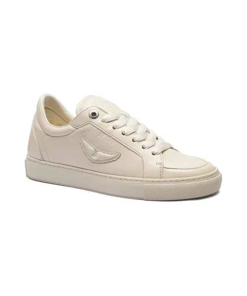 Кроссовки из кожи Fly-on Zadig&Voltaire, бежевый