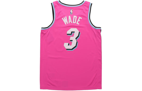 Майка Nike NBA Dwyane Wade Miami Heat City Edition Swingman Jersey Pink, розовый — фото 2
