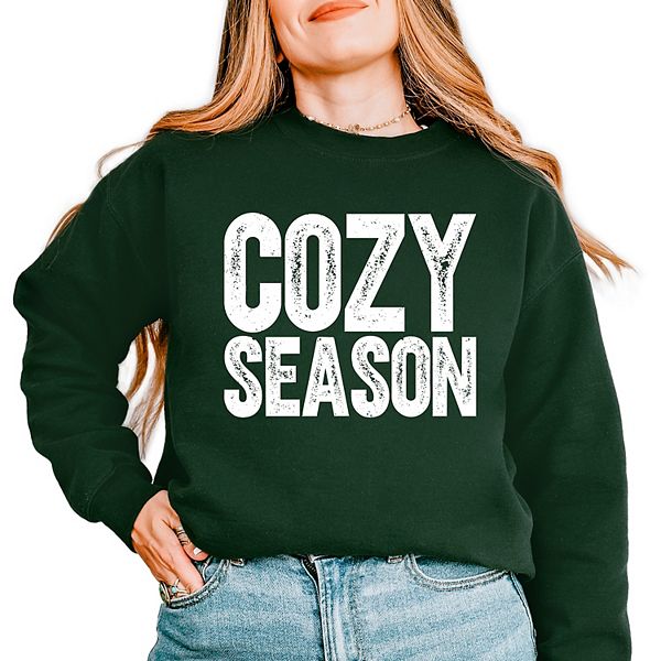 

Графический свитшот для женщин Cozy season bold distressed Simply Sage Market, Forest, Зеленый, Графический свитшот для женщин Cozy season bold distressed Simply Sage Market, Forest