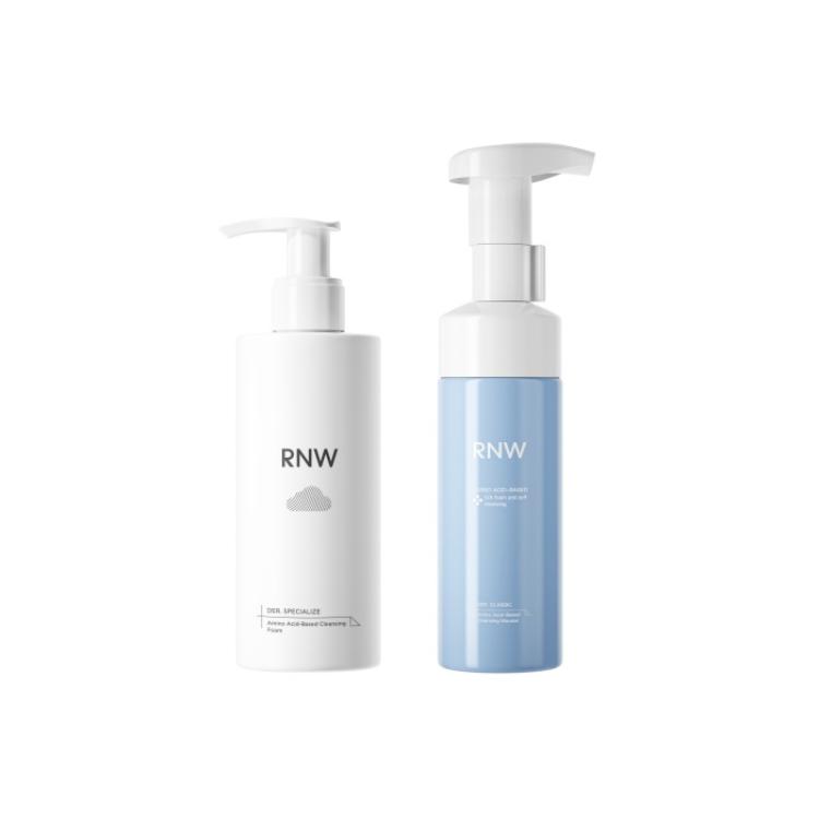 

Очищающее средство для лица Cloud Amino Acid с самопенящейся формулой, увлажняющее и питающее, 200 г/200 г*2 RNW, self-foaming cleansers 200g+cleansers mousse 150ml