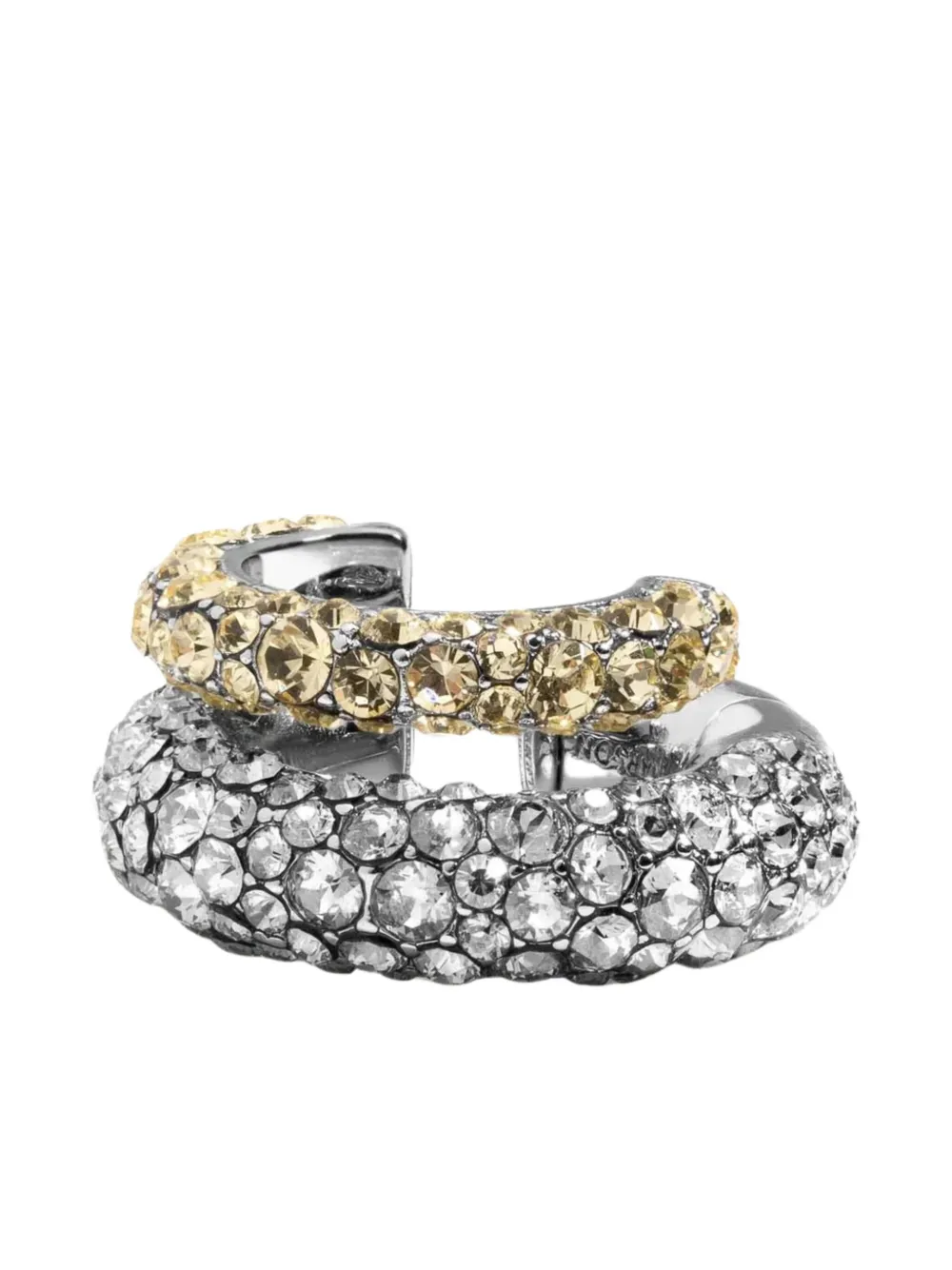 

Серьги-каффы Vida с кристаллами паве DEMARSON New York, серебряный