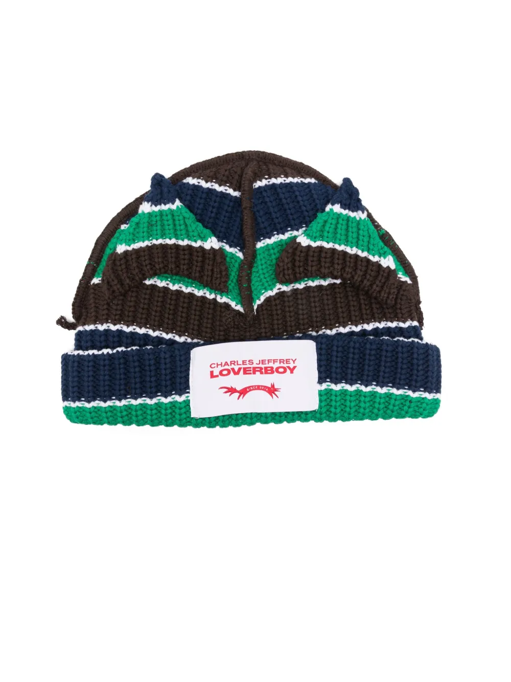 

Шапка бини Chunky Ears Charles Jeffrey Loverboy, коричневый