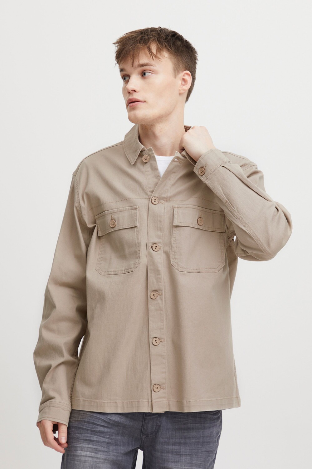 

Куртка BLEND Hemdjacke BHOvershirt 20715454, натуральный