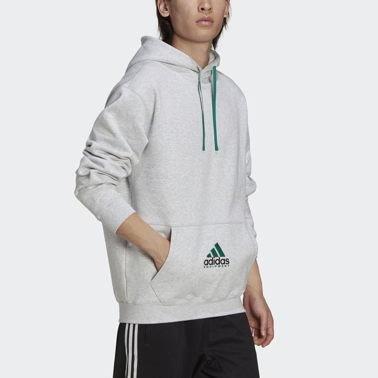 Толстовка EQT мужская светло-серый меланж Adidas Originals — фото 4