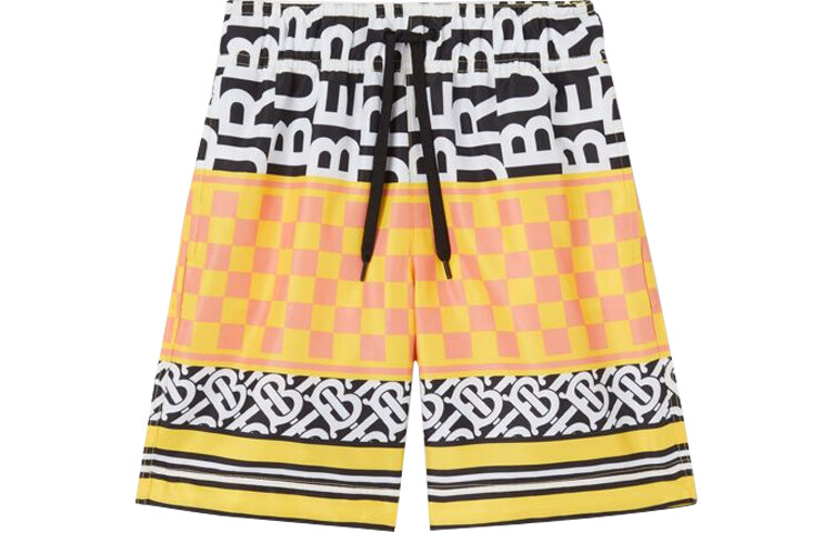 

Детские шорты Burberry, цвет Acid yellow