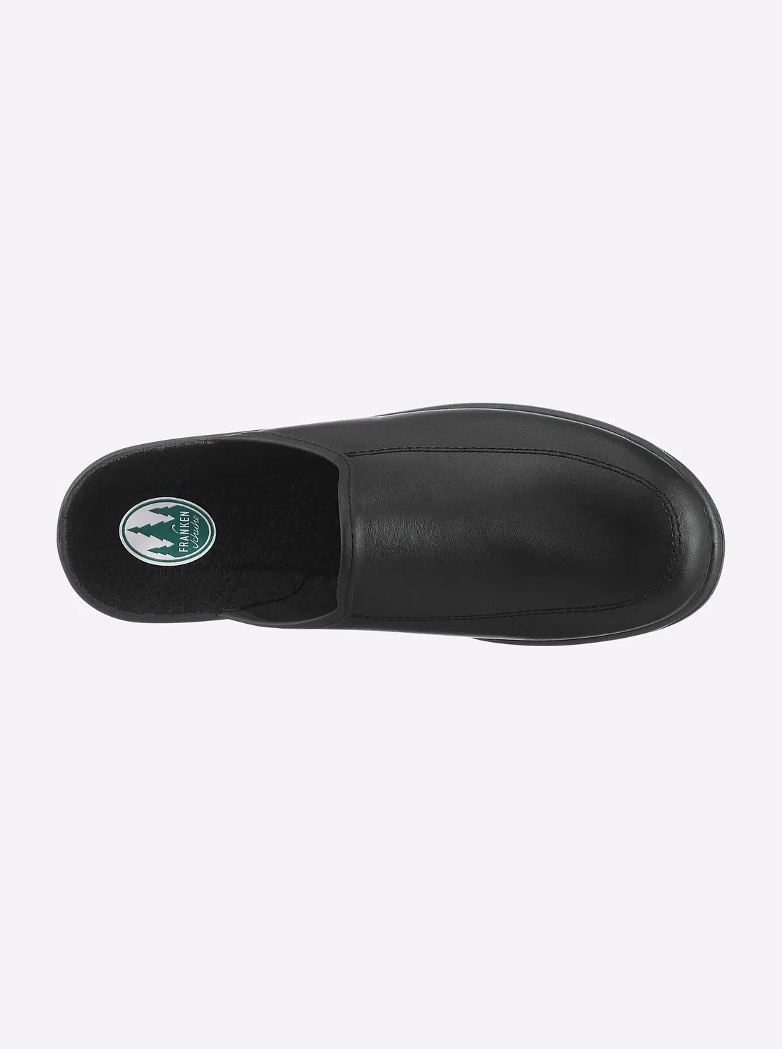 Тапочки из кожи, Franken-Schuhe, черный