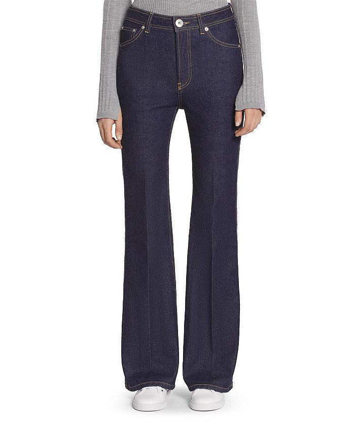 

Расклешенные джинсовые брюки Lanvin, синий